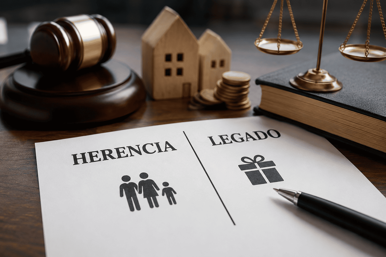 diferencia herencia y legado